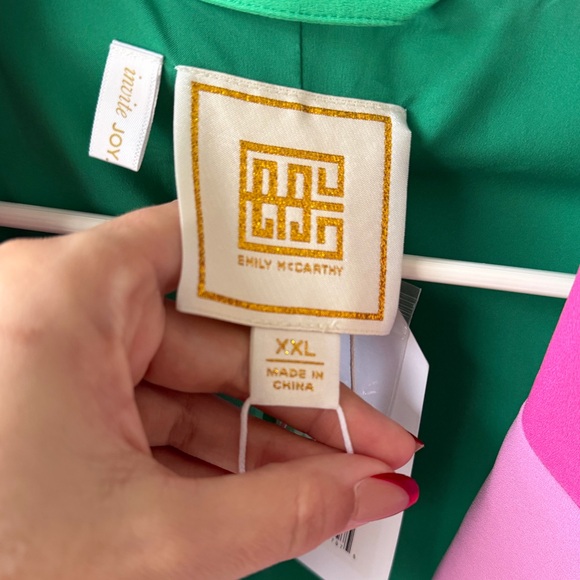 NWT Emily McCarthy Bristol Blazer Size XXL Watermelon Sugar Double Breasted - Picture 4 of 6